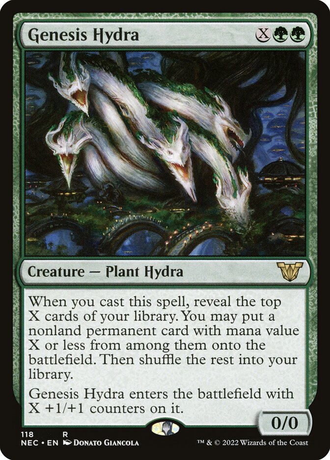 Genesis Hydra 118/38 (Commander: Kamigawa: Neon Dynasty)  | Good Games Cannington