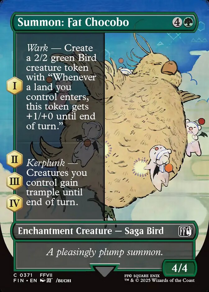 Summon: Fat Chocobo 371 (FINAL FANTASY)  - Borderless | Good Games Cannington
