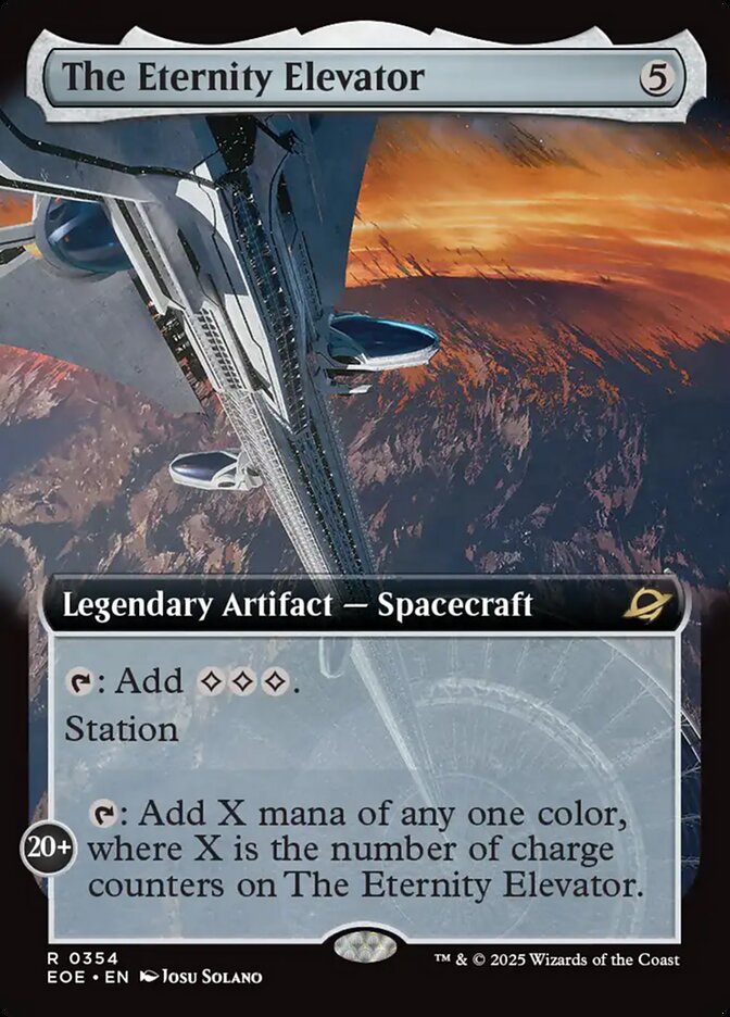 The Eternity Elevator 354/276 (Edge of Eternities)  - Extended Art Foil | Good Games Cannington