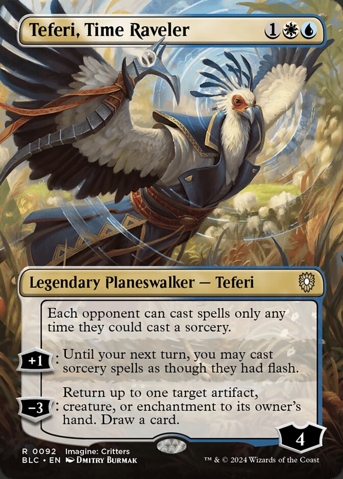 Teferi, Time Raveler 92 (Commander: Bloomburrow)  | Good Games Cannington