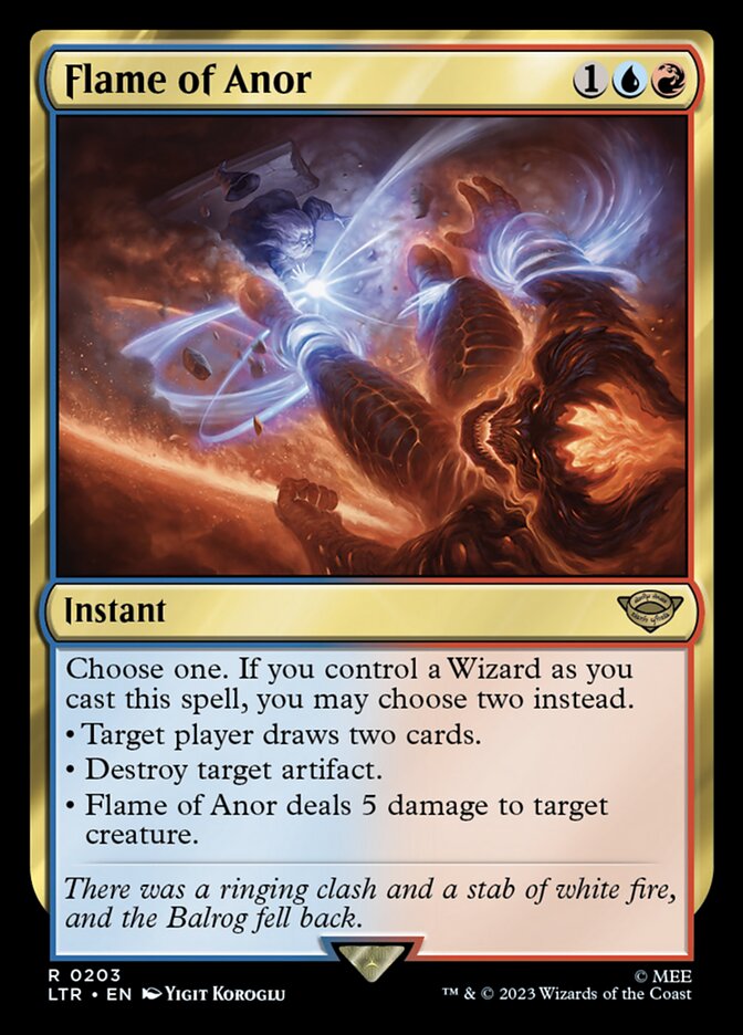 Flame of Anor 203 (Universes Beyond: The Lord of the Rings: Tales of Middle-earth)  - Foil | Good Games Cannington