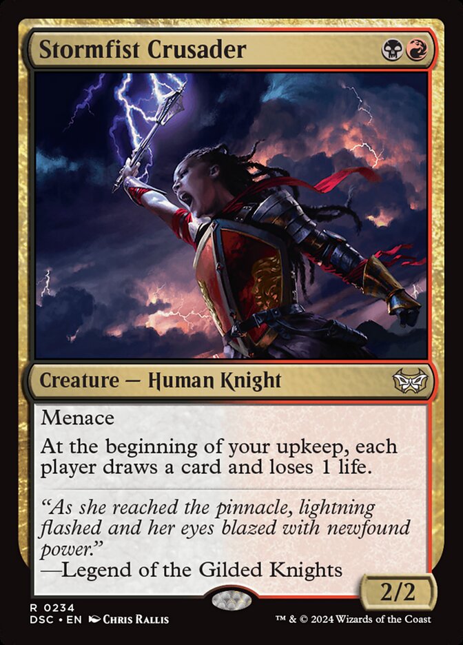 Stormfist Crusader 234/40 (Commander: Duskmourn: House of Horror)  | Good Games Cannington