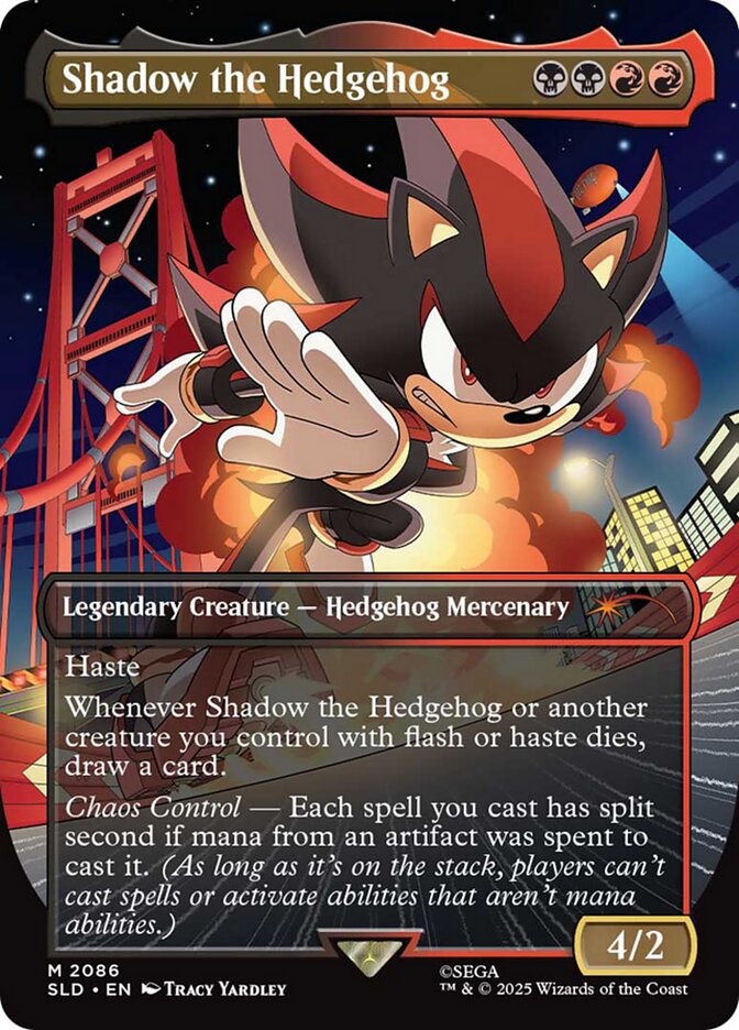 Shadow the Hedgehog 2086 (Secret Lair Drop Series)  - Borderless | Good Games Cannington