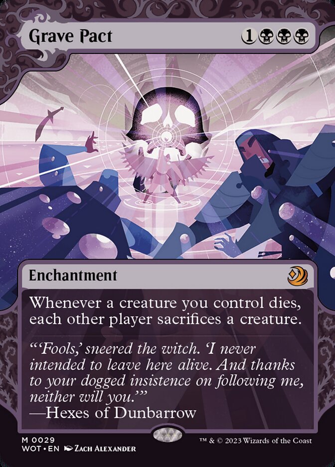 Grave Pact 29 (Wilds of Eldraine: Enchanting Tales)  - Showcase Foil | Good Games Cannington