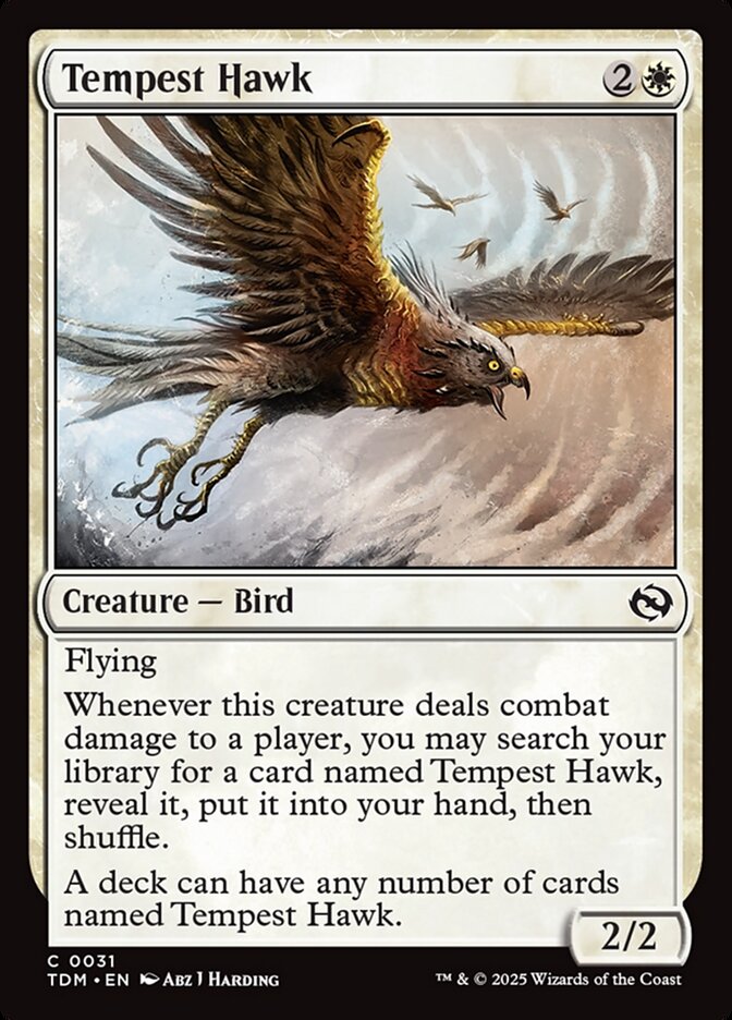 Tempest Hawk 31/291 (Tarkir: Dragonstorm)  - Foil | Good Games Cannington
