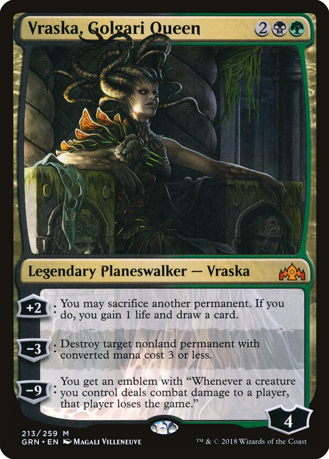 Vraska, Golgari Queen 213 (Guilds of Ravnica)  | Good Games Cannington
