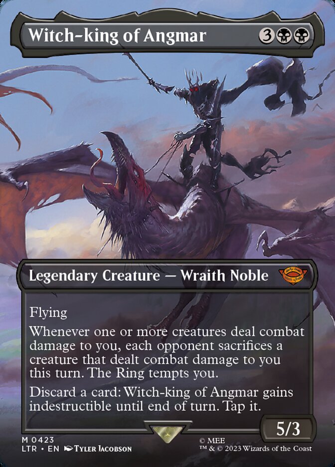 Witch-king of Angmar 423 (Universes Beyond: The Lord of the Rings: Tales of Middle-earth)  - Borderless | Good Games Cannington
