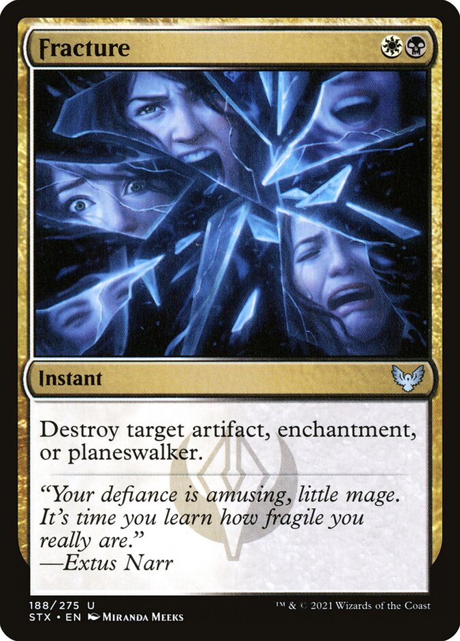 Fracture 188/275 (Strixhaven: School of Mages)  - Foil | Good Games Cannington