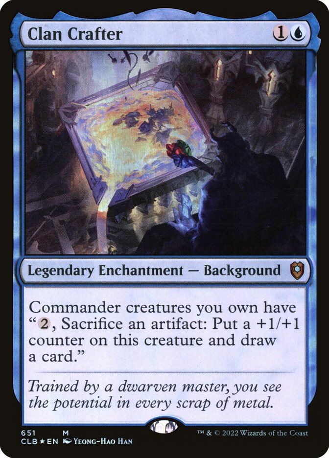 Clan Crafter 651 (Commander Legends: Battle for Baldur's Gate)  - Foil | Good Games Cannington
