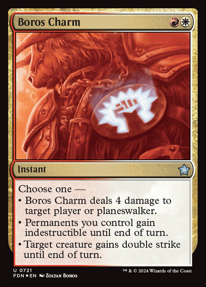 Boros Charm 721 (Foundations)  - Foil | Good Games Cannington