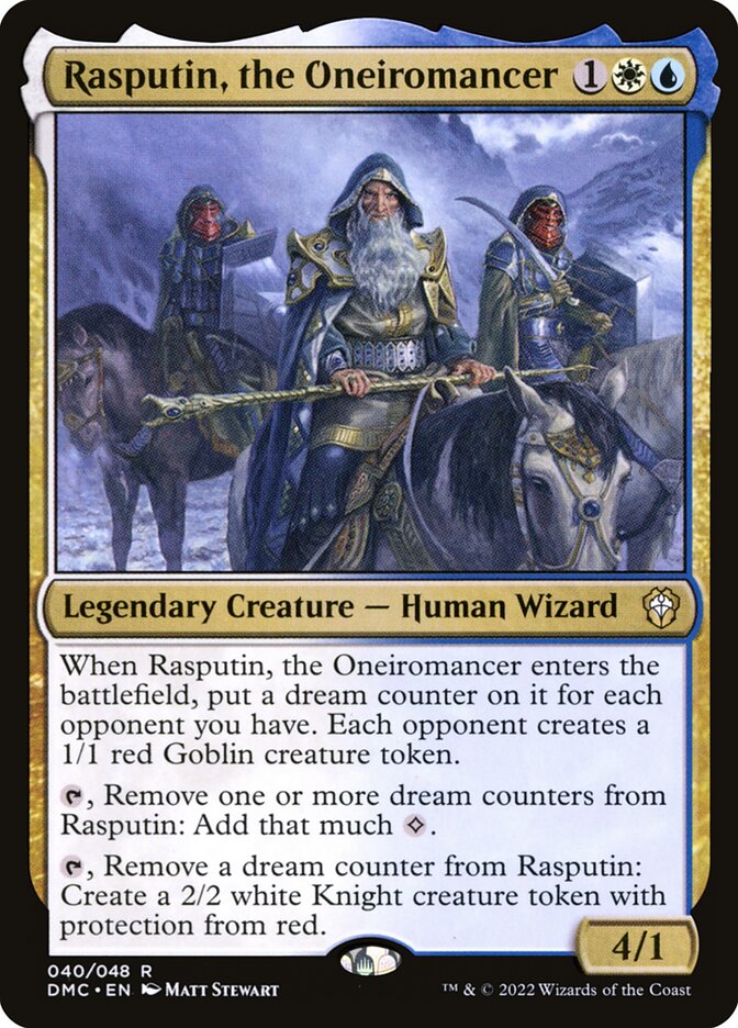 Rasputin, the Oneiromancer 40 (Commander: Dominaria United)  | Good Games Cannington