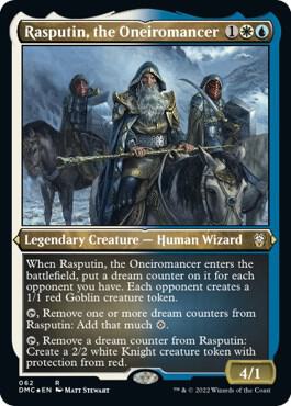 Rasputin the Oneiromancer Foil Etched 62 (Commander: Dominaria United)  - Foil | Good Games Cannington