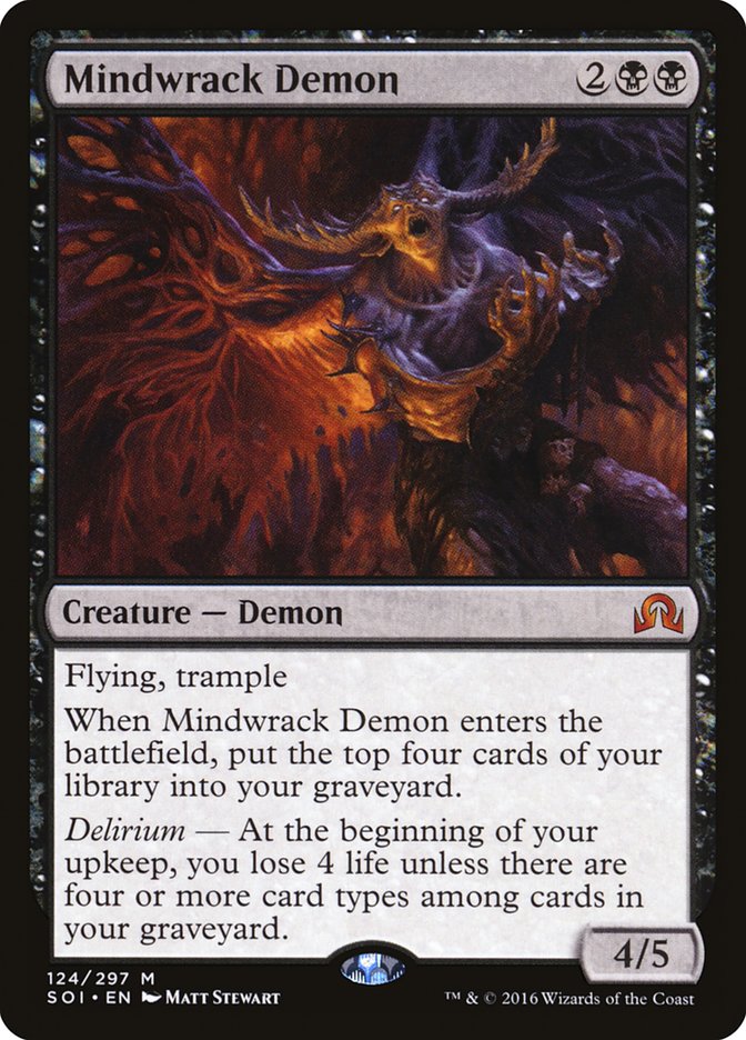 Mindwrack Demon 124 (Shadows over Innistrad)  | Good Games Cannington