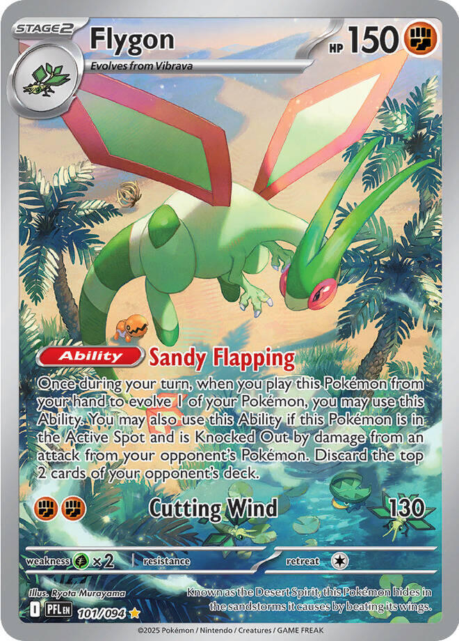Flygon 101 094 (ME02: Phantasmal Flames)  - Holofoil | Good Games Cannington