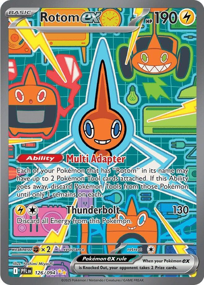 Rotom ex 126 094 126/094 (ME02: Phantasmal Flames)  - Holofoil | Good Games Cannington