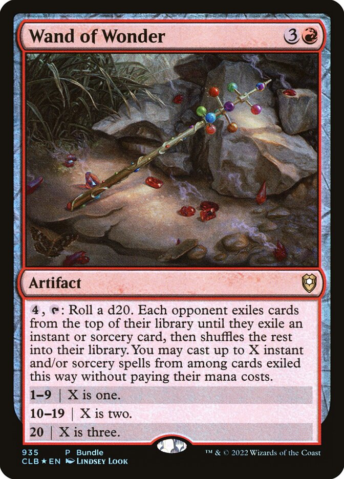 Wand of Wonder CLB Bundle 935 (Unique and Miscellaneous Promos)  - Foil | Good Games Cannington