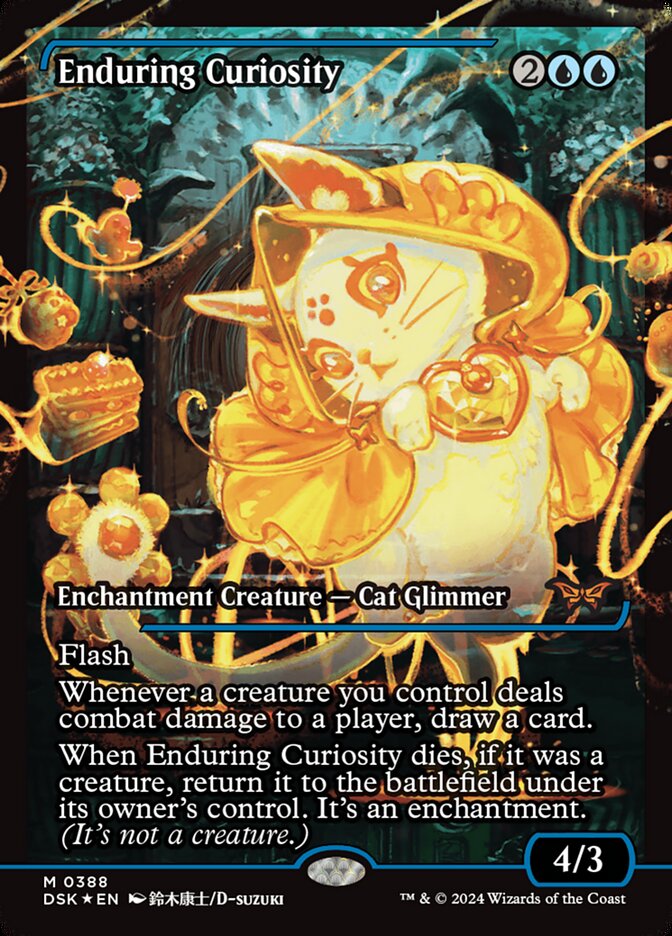 Enduring Curiosity 388 (Duskmourn: House of Horror)  - Foil | Good Games Cannington