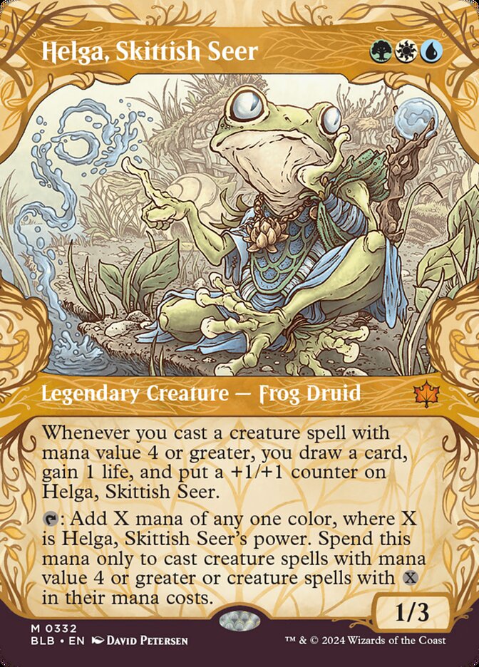 Helga, Skittish Seer 332 (Bloomburrow)  - Showcase | Good Games Cannington