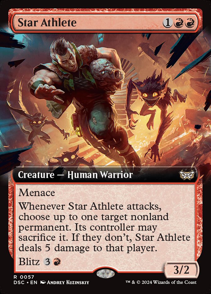 Star Athlete 57 (Commander: Duskmourn: House of Horror)  | Good Games Cannington