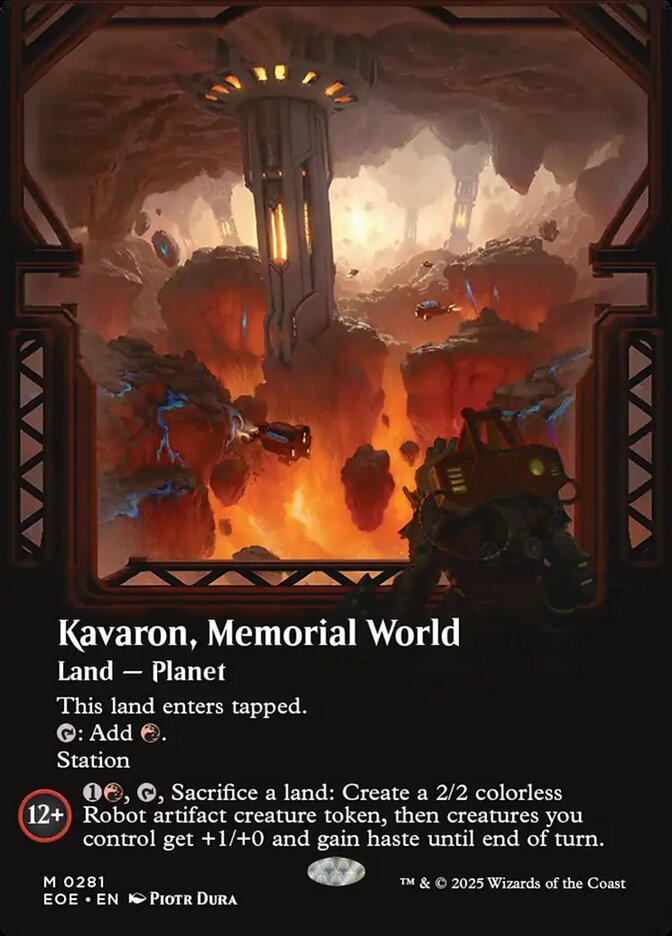 Kavaron, Memorial World 281 (Edge of Eternities)  | Good Games Cannington