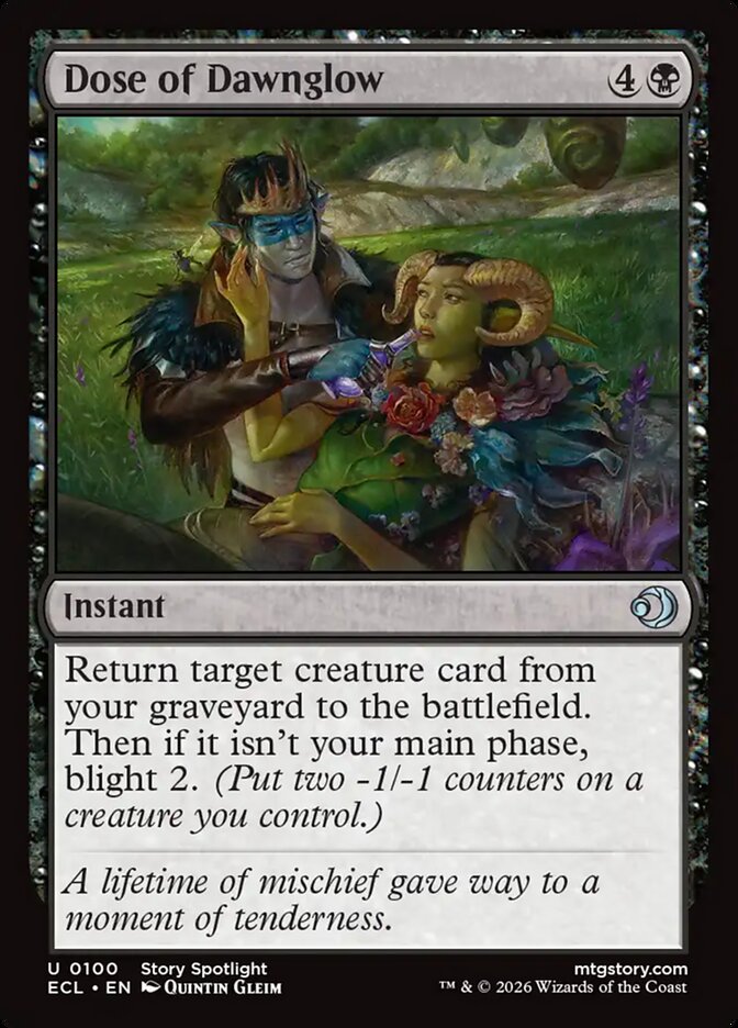 Dose of Dawnglow 100 (Lorwyn Eclipsed)  - Foil | Good Games Cannington
