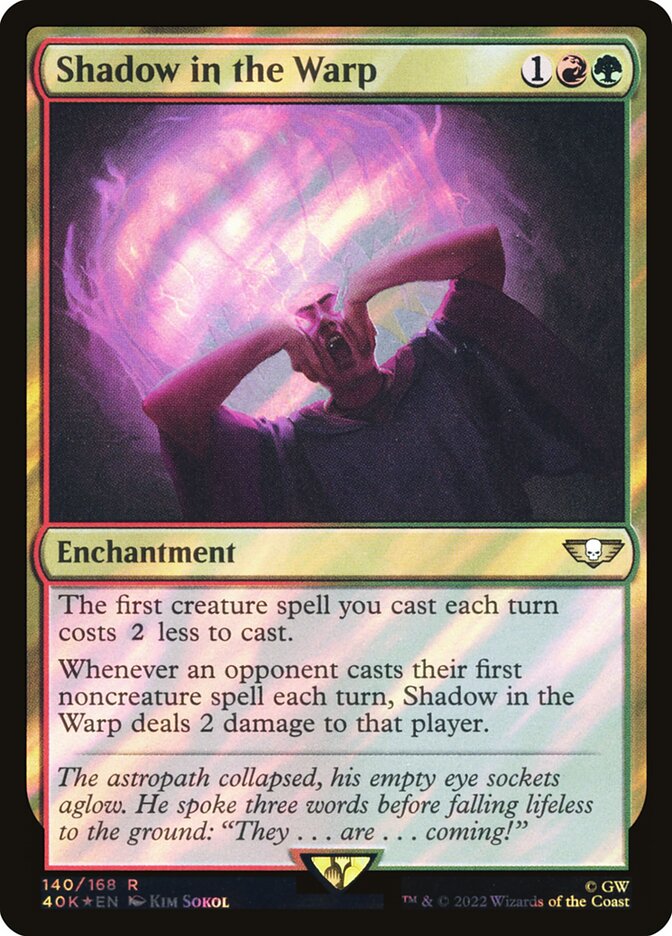 Shadow in the Warp 140 (Universes Beyond: Warhammer 40,000)  - Foil | Good Games Cannington