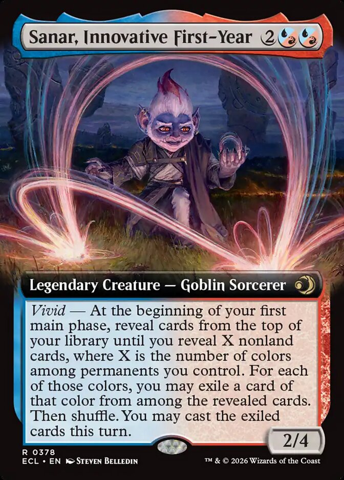 Sanar, Innovative First-Year  378 (Lorwyn Eclipsed)  - Extended Art Foil | Good Games Cannington