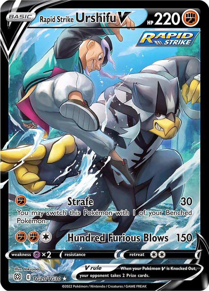 Rapid Strike Urshifu V TG20/TG30 (SWSH09: Brilliant Stars Trainer Gallery)  - Holofoil | Good Games Cannington