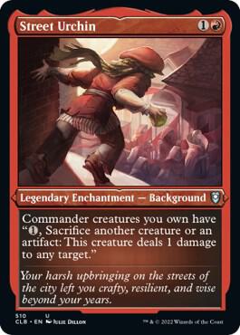 Street Urchin 510 (Commander Legends: Battle for Baldur's Gate)  - Etched Foil | Good Games Cannington