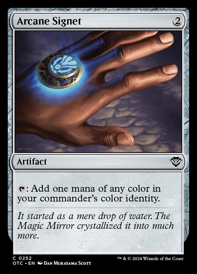 Arcane Signet 252/342 (Commander: Outlaws of Thunder Junction)  | Good Games Cannington