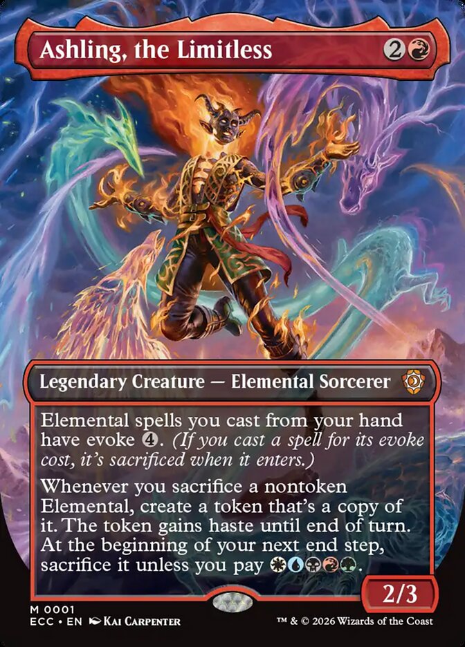 Ashling, the Limitless 1 (Commander: Lorwyn Eclipsed)  | Good Games Cannington