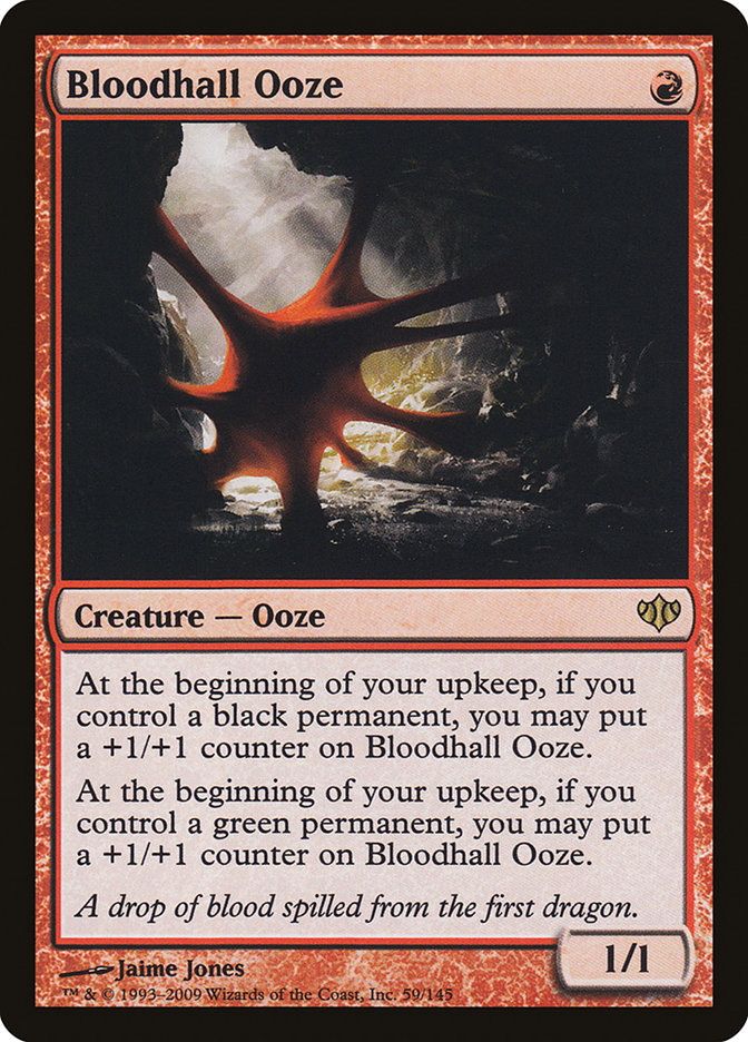Bloodhall Ooze 59/145 (Conflux)  - Foil | Good Games Cannington