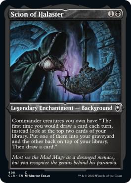 Scion of Halaster Foil Etched 498 (Commander Legends: Battle for Baldur's Gate)  - Foil | Good Games Cannington