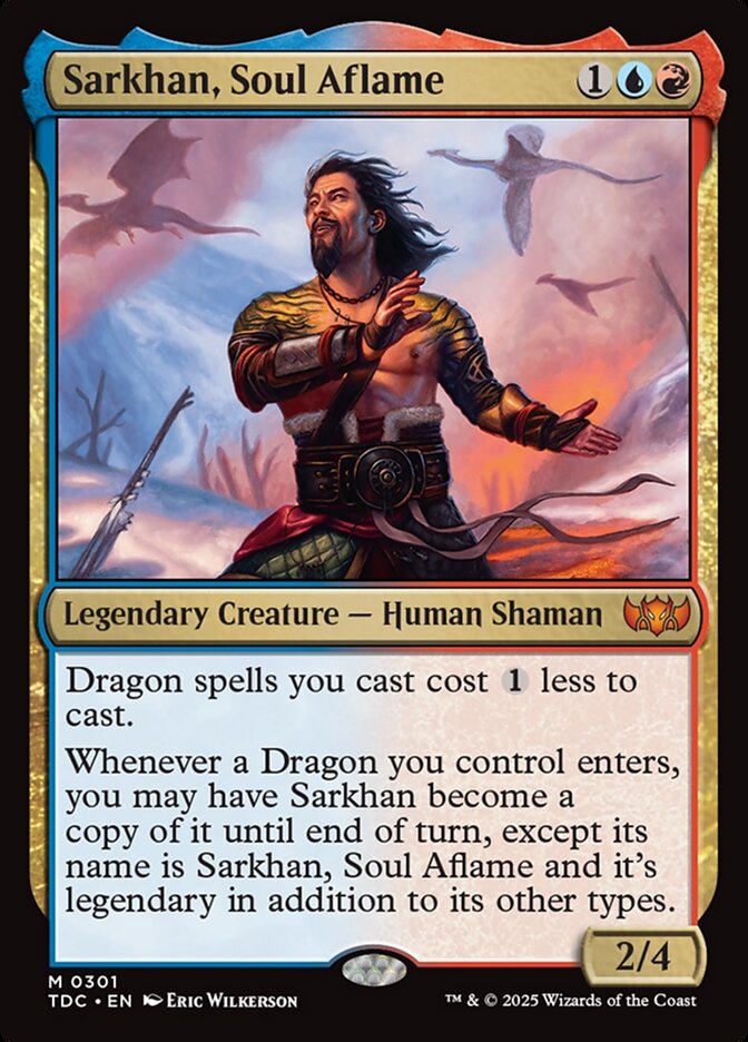 Sarkhan, Soul Aflame 301 (Commander: Tarkir: Dragonstorm)  | Good Games Cannington