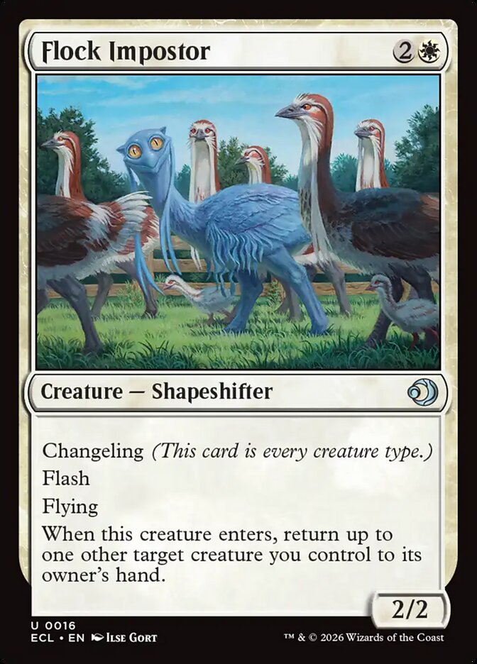 Flock Impostor 16 (Lorwyn Eclipsed)  | Good Games Cannington