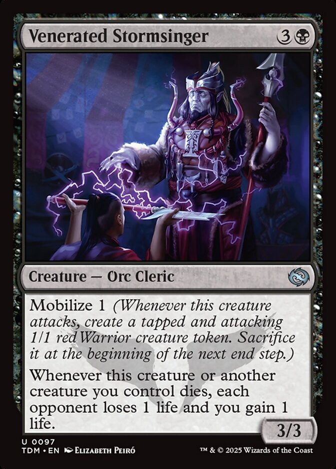 Venerated Stormsinger 97/291 (Tarkir: Dragonstorm)  | Good Games Cannington