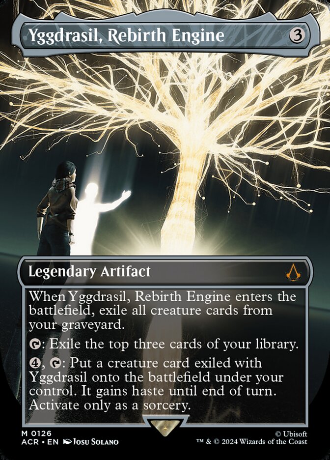 Yggdrasil, Rebirth Engine 126/110 (Universes Beyond: Assassin's Creed)  - Borderless | Good Games Cannington