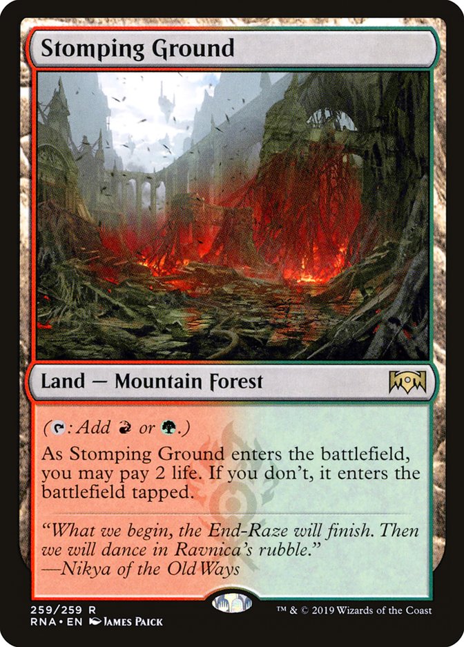 Stomping Ground 259 (Ravnica Allegiance)  | Good Games Cannington