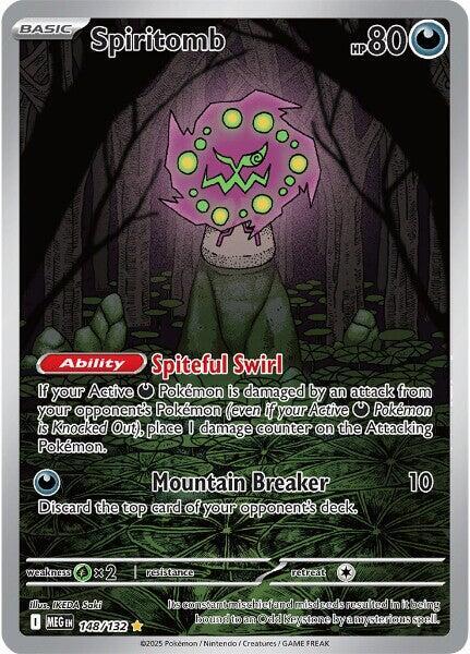 Spiritomb 148/132 (ME01: Mega Evolution)  - Holofoil | Good Games Cannington