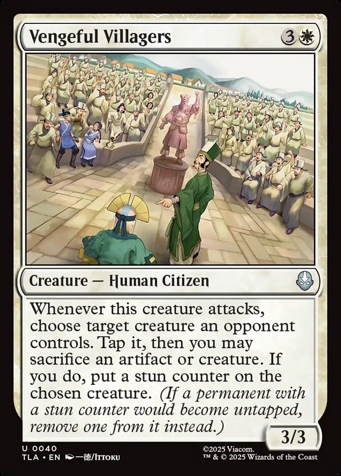 Vengeful Villagers 40/286 (Avatar: The Last Airbender)  | Good Games Cannington