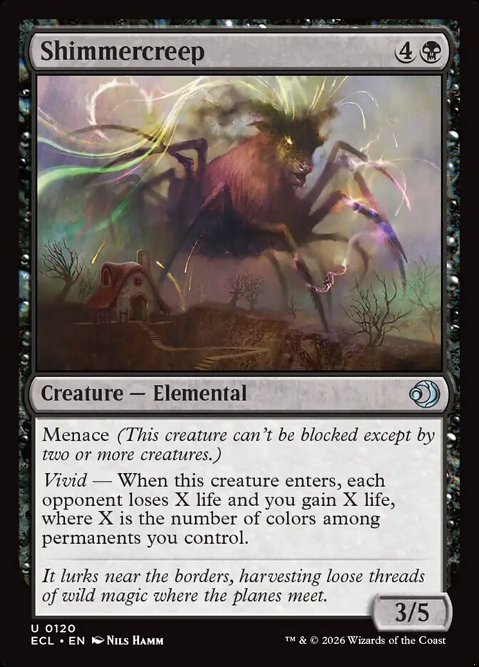 Shimmercreep 120 (Lorwyn Eclipsed)  - Foil | Good Games Cannington