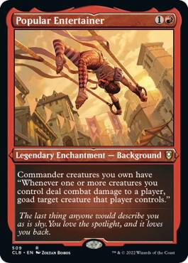 Popular Entertainer Foil Etched 509 (Commander Legends: Battle for Baldur's Gate)  - Foil | Good Games Cannington