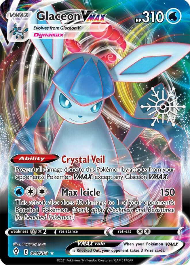 Glaceon VMAX Holiday Calendar 041/203 (Miscellaneous Cards & Products)  - Holofoil | Good Games Cannington