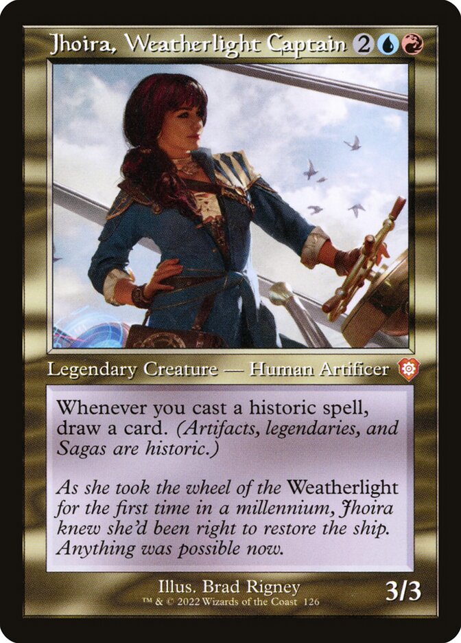 Jhoira, Weatherlight Captain 126/40 (Commander: The Brothers' War)  | Good Games Cannington
