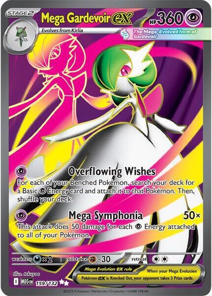 Mega Gardevoir ex 159/132 (ME01: Mega Evolution)  - Holofoil | Good Games Cannington
