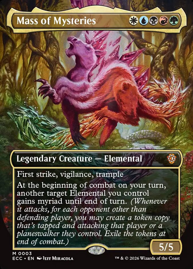 Mass of Mysteries  3/176 (Commander: Lorwyn Eclipsed)  - Borderless | Good Games Cannington