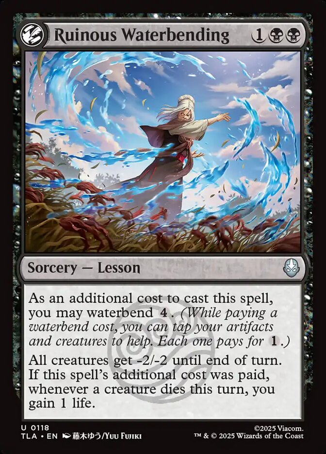 Ruinous Waterbending 118/286 (Avatar: The Last Airbender)  | Good Games Cannington