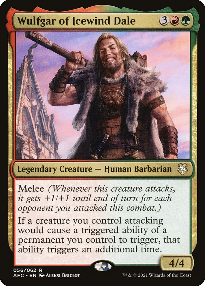 Wulfgar of Icewind Dale 56 (Commander: Adventures in the Forgotten Realms)  | Good Games Cannington
