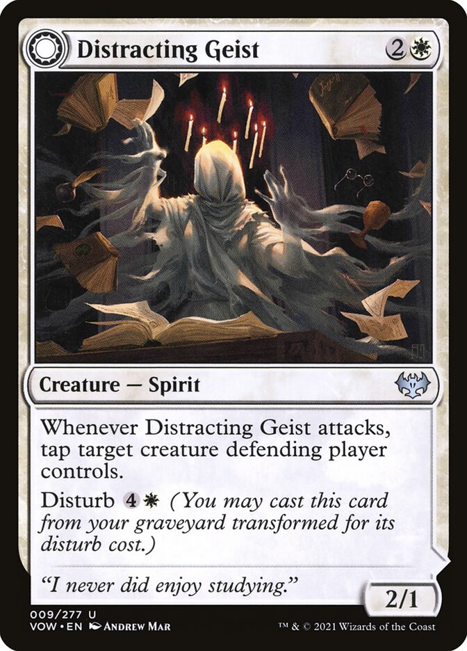 Distracting Geist // Clever Distraction 9 (Innistrad: Crimson Vow)  | Good Games Cannington