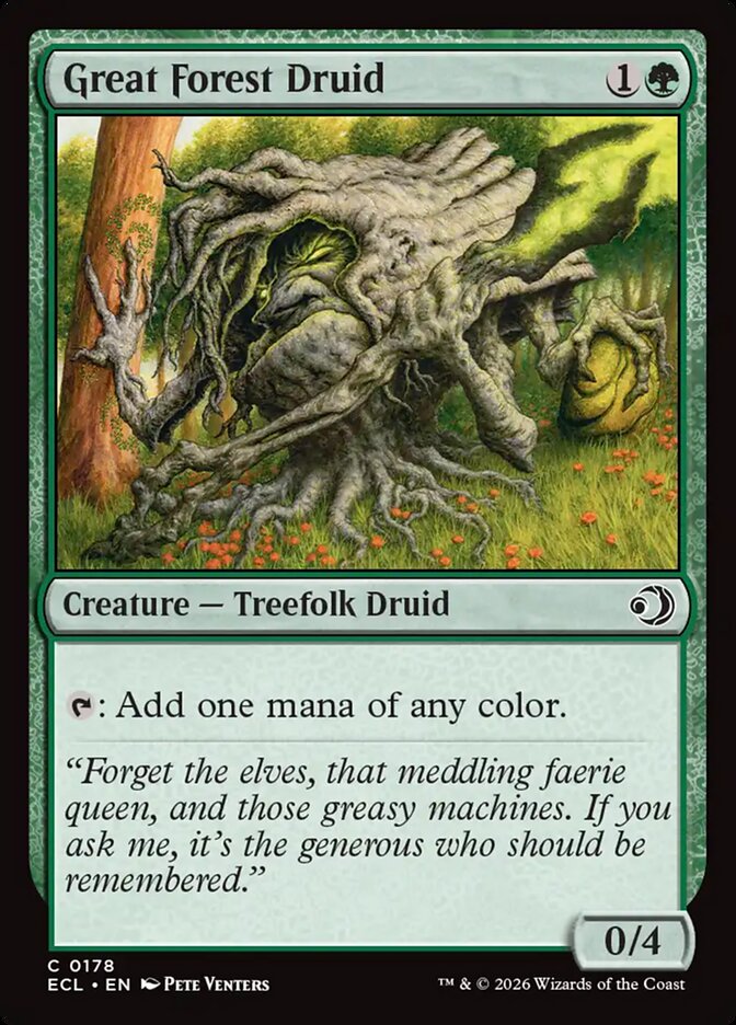 Great Forest Druid 178/273 (Lorwyn Eclipsed)  - Foil | Good Games Cannington